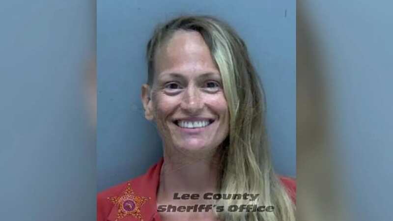 A witness statement says Allison Daugherty was swimming in the water where citizens were fishing and yelling at her that hooks and sharks were in the water (Image: Lee County Sheriff