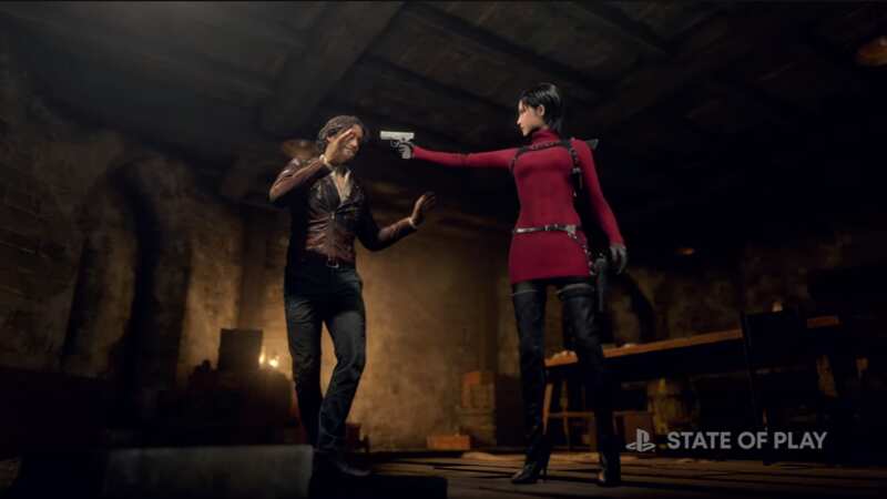 The long-awaited Separate Ways DLC for Resident Evil 4 has finally been unveiled (Image: Capcom)