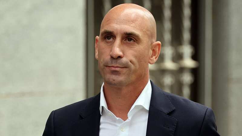 Luis Rubiales leaves the Audiencia Nacional court in Madrid on Friday (Image: AFP via Getty Images)
