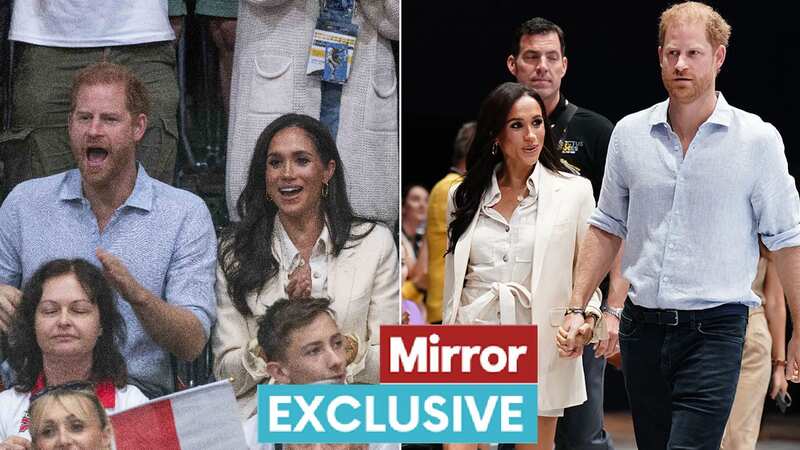 Meghan Markle is helping to keep her husband relaxed (Image: PA)