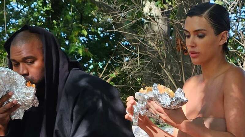 Kanye and Bianca enjoy kebab date (Image: SplashNews.com)