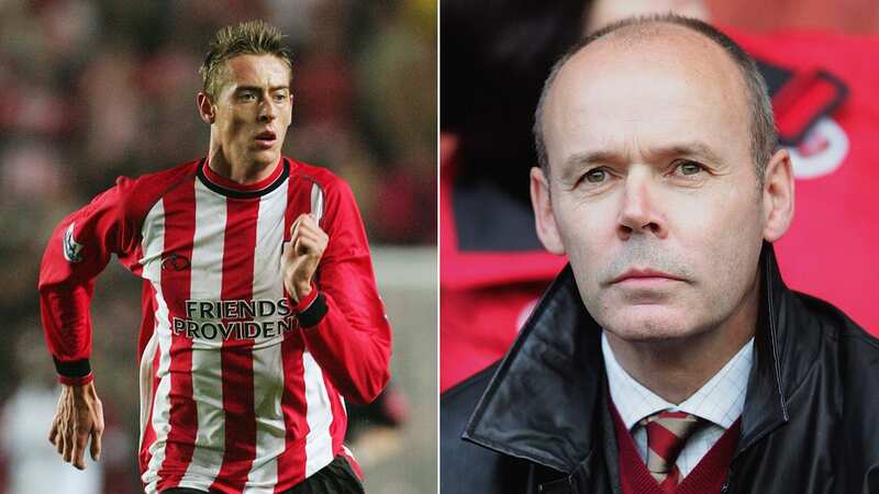 Clive Woodward and Harry Redknapp at Southampton (Image: Daily Mirror)