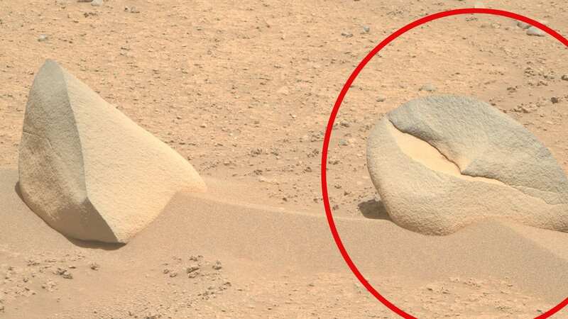 A picture of the the "crab claw" (Image: NASA/JPL-Caltech/SWNS)