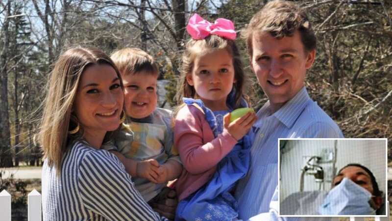 Lindsay Clancy with her husband and two of their children (Image: Facebook)