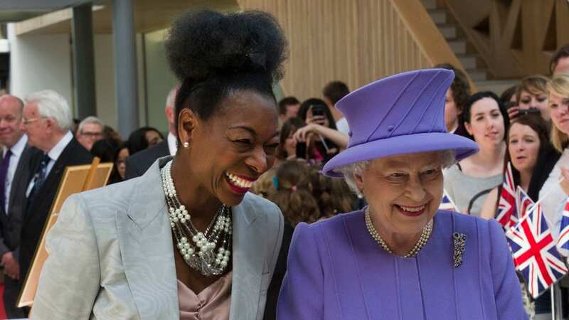 Baroness Benjamin met the Queen during a visit to Exeter University, pictured above (Image: PA)