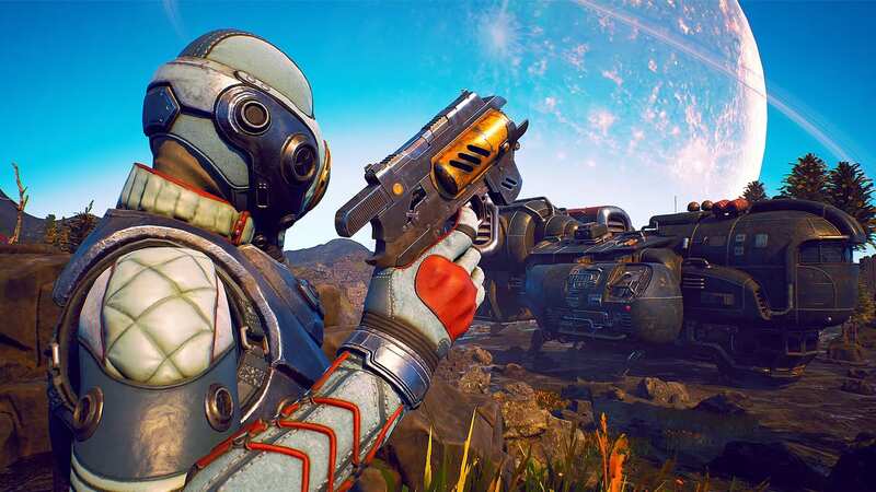 The Outer Worlds is one of many games that serve as a popular alternative to Starfield (Image: Obsidian)