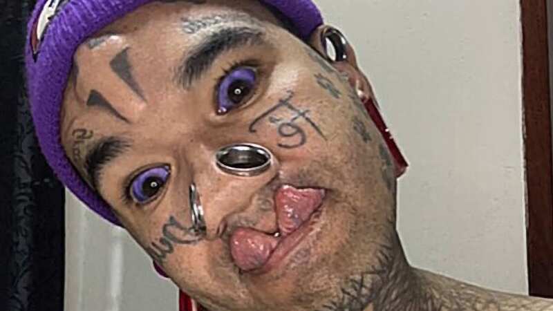 Adriano Lemos has tattoos over the majority of his body (Image: CEN)