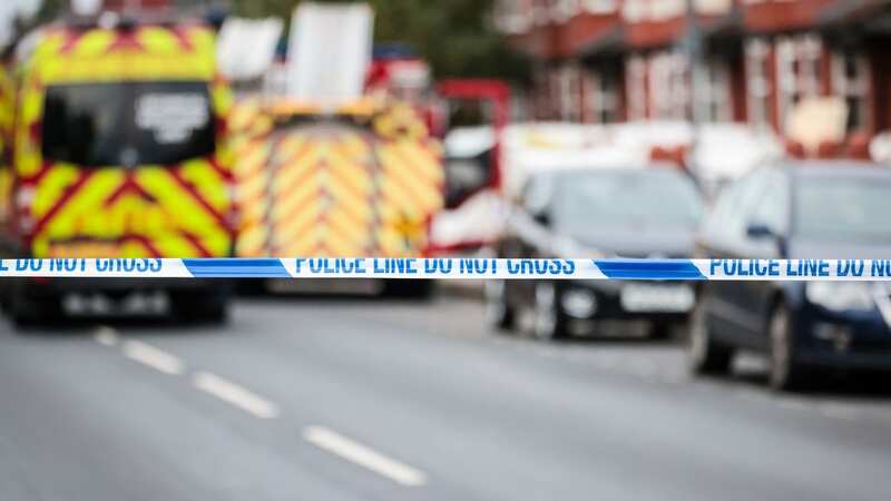 Emergency services at the scene (Image: Manchester Evening News)