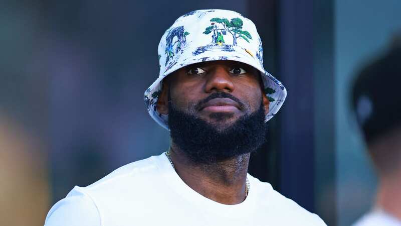LeBron James is having a great time watching Marvin Harrison Jr. (Image: Getty Images)
