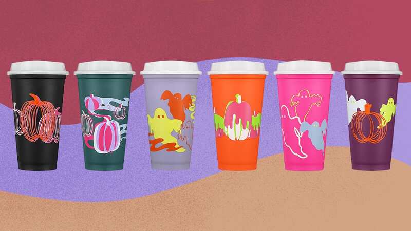 Starbucks has announced a new-line of spooky-inspired drinkware to get into the mood for Halloween (Image: Starbucks)