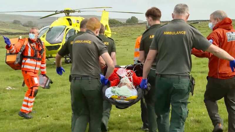 Cow attacks can be serious, with numerous fatalities and some victims left paralysed (Image: Yorkshire Air Ambulance / Really)