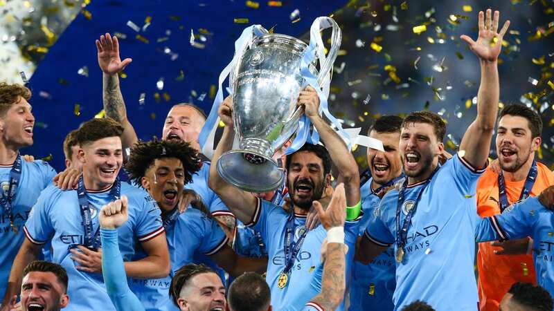 Manchester City completed the treble with a win in the Champions League final in June - earning them £95m in UEFA prize money. (Image: Getty)