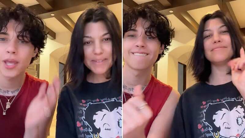 Pregnant Kourtney Kardashian goes makeup-free in sweet video with step-son