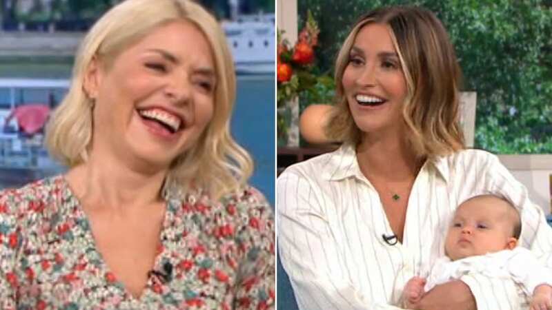 Holly Willoughby was left red-faced on This Morning today after an incident with Ferne McCann