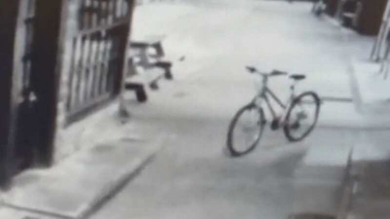 Footage shows ‘ghost bike’ riding itself in town known for 