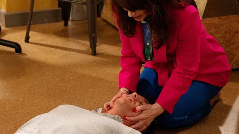 Emmerdale fans have been left frustrated with Leyla Harding as they accused her of "forgetting the past" after her son, Jacob Gallagher, suffered a severe allergic reaction on Monday night (Image: ITV)