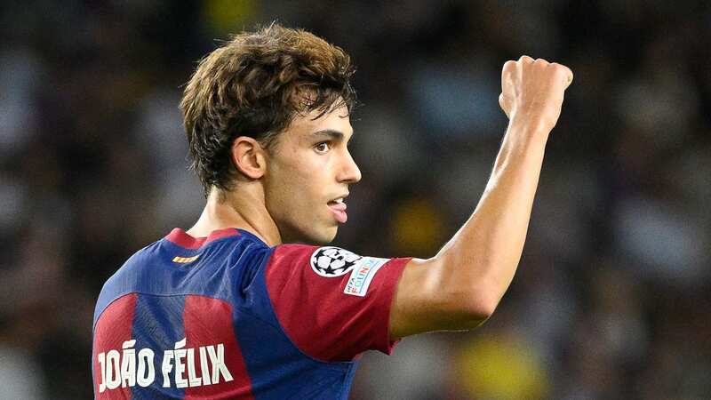 Joao Felix scored twice in Barcelona