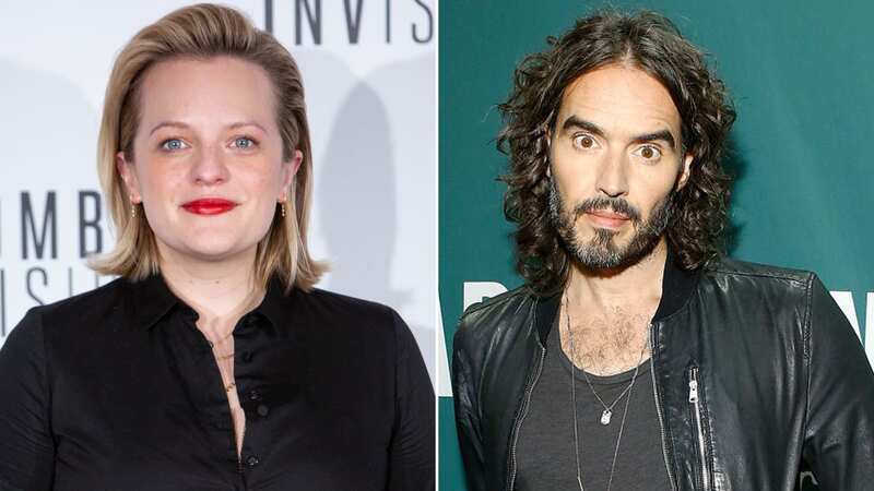 Elizabeth Moss starred alongside Russell Brand in Get Him to the Greek (Image: Youtube)