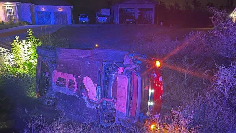 Several juveniles and a few adults (students that have turned 18) were arrested this week as deputies worked a motor vehicle accident with injuries where a juvenile driver lost control of their vehicle and flipped (Image: St. Charles Parish Sheriff