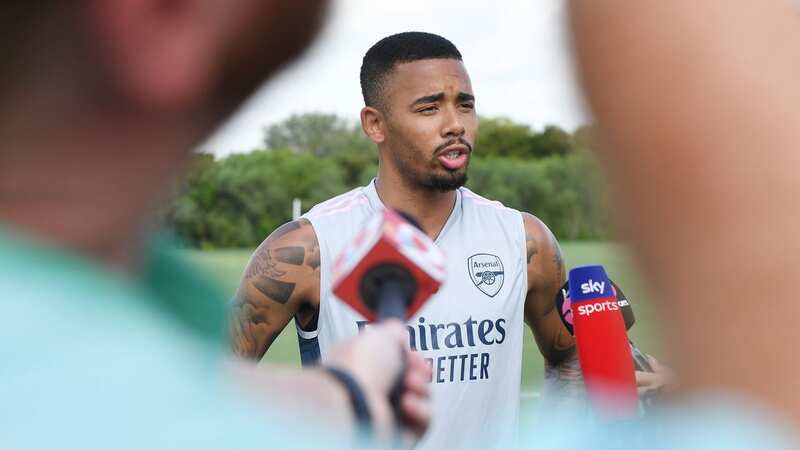 Oleksandr Zinchenko and Gabriel Jesus were teammates at Man City then Arsenal (Image: Stuart MacFarlane/Arsenal FC via Getty Images)