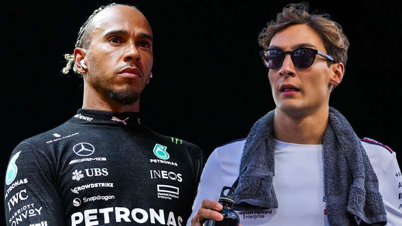Lewis Hamilton finished third in Singapore after team-mate George Russell