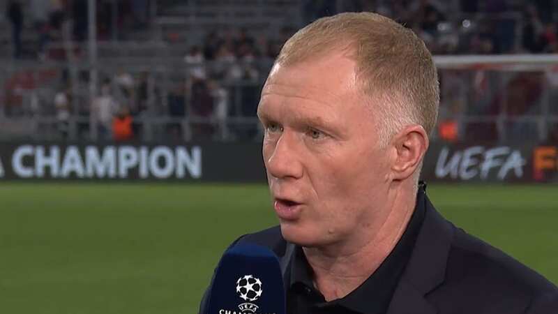 Paul Scholes pointed to Rasmus Hojlund as one glimmer of hope for Manchester United fans (Image: TNT Sports)