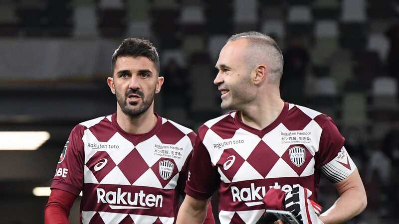 Andres Iniesta and David Villa both moved to Japan with Vissel Kobe between 2019-2020 (Image: Getty Images)