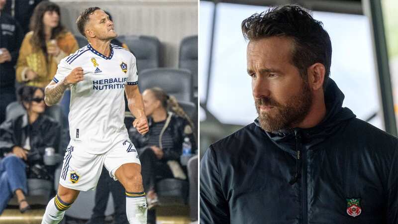LA Galaxy forward Billy Sharp has fired a jibe at Ryan Reynolds and Wrexham as he reignited a war of words (Image: Getty Images)