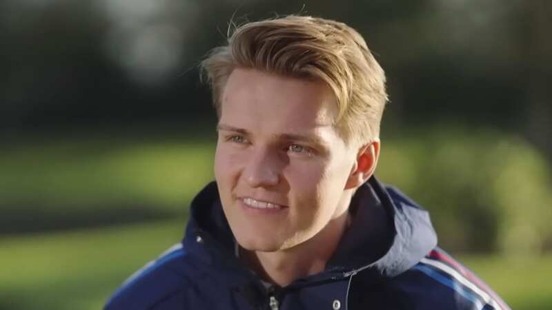 Martin Odegaard has signed a new contract with Arsenal (Image: Amazon Prime Video)