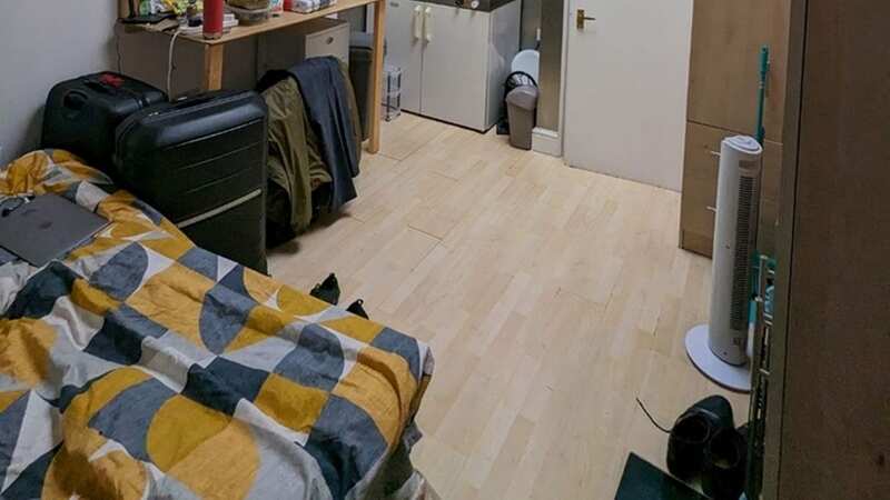 The little home in north London has been compared to a "prison cell" (Image: Jam Press/OpenRent)