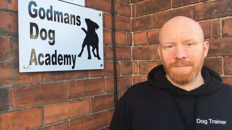 Ex-solider Scott Godman runs a dog training business (Image: Hull Daily Mail)