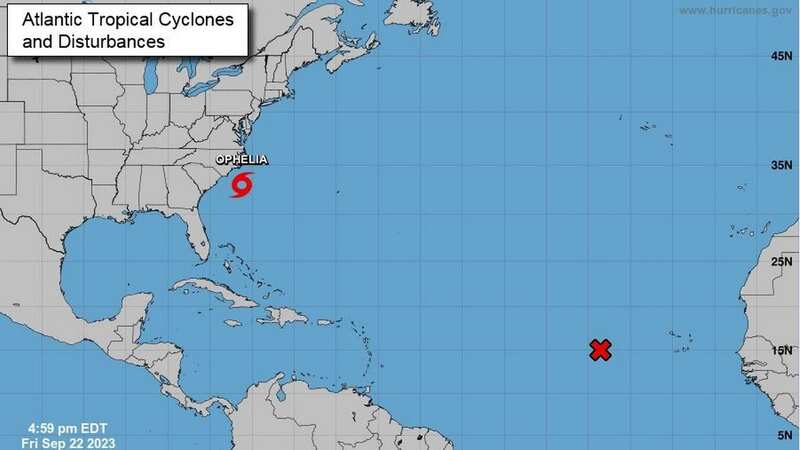 A state of emergency has been issued in North Carolina (Image: nhc.noaa.gov)