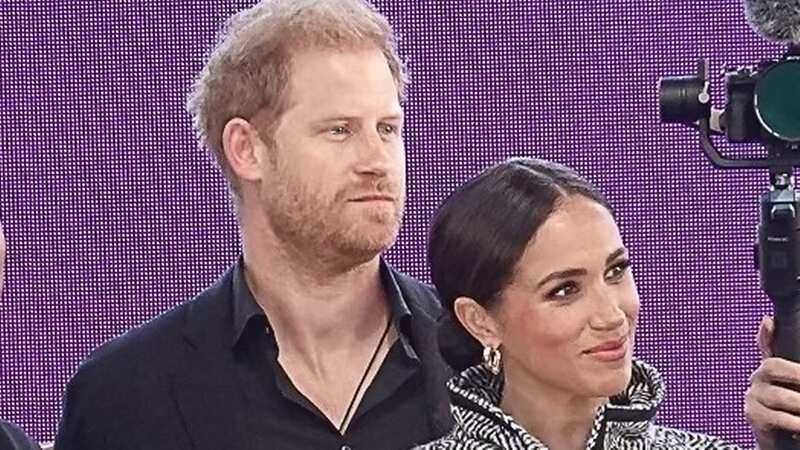 Prince Harry and Meghan Markle attended a glitzy event close to their Montecito home (Image: BACKGRID)