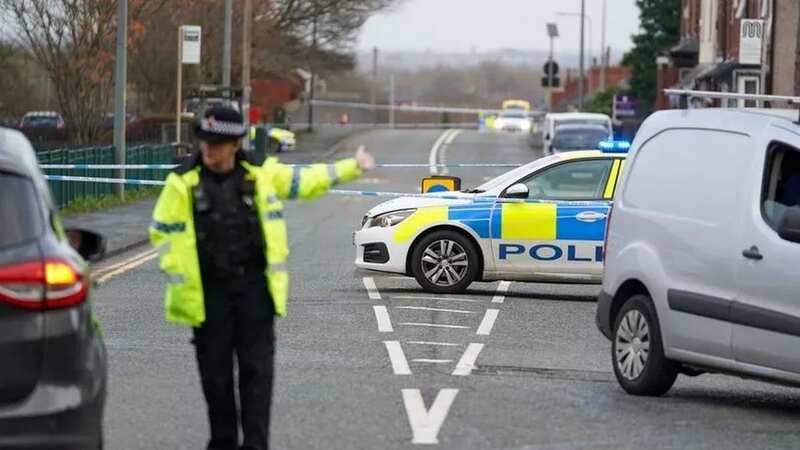 The man was hit on a road in Wigan after he was left barefoot by police three miles from home (Image: Kenny Brown)
