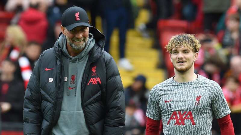 Jurgen Klopp with Liverpool youngster Harvey Elliott (Image: Liverpool FC via Getty Images)