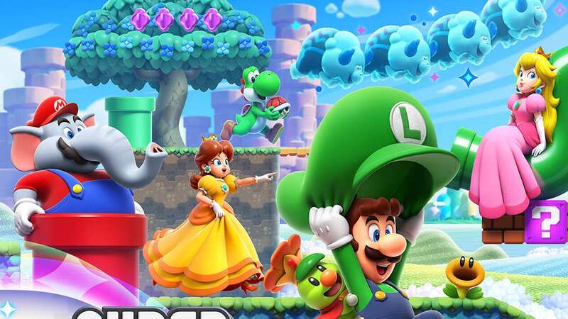 Super Mario Bros Wonder is the latest entry in the series, and introduces the new Elephant Mario Power Up (Image: Nintendo)