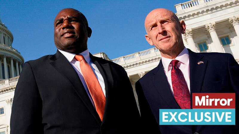 Shadow Cabinet ministers David Lammy and John Healey visited Washington, DC, last week (Image: Yuri Gripas/ABACA)