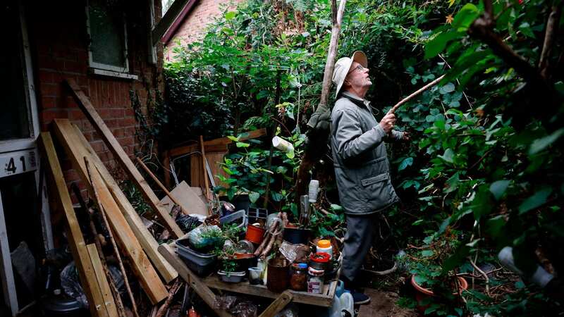 William Cross has been ordered by the council to restore his garden (Image: John Myers)