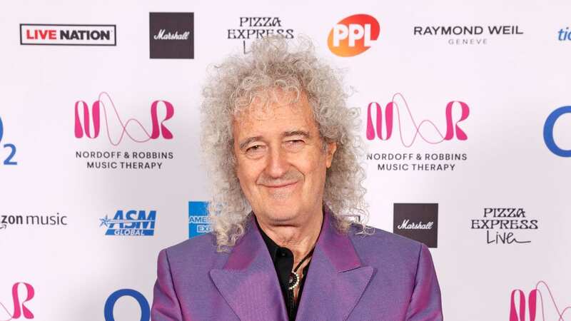 Brian May identified the site from which rocks and dust were taken (Image: Getty Images)