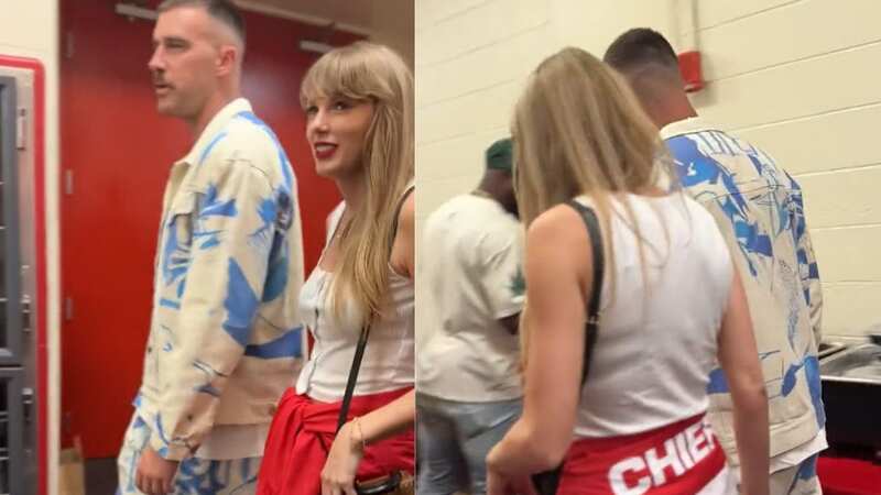 Taylor Swift watches Travis Kelce in action for the Kansas City Chiefs (Image: Getty Images)