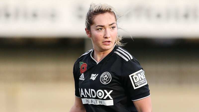 Maddy Cusack in action for Sheffield United (Image: Charlotte Tattersall/Getty Images)