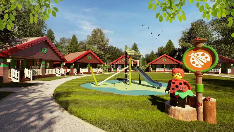 The lodges will open in May (Image: Legoland)