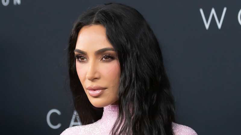 Kim showed off her new style (Image: Getty Images)