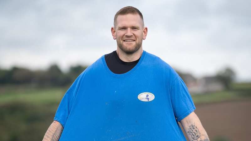 Mark Marsden, 31, has lost more than half of his body weight (Image: Tom Maddick SWNS)
