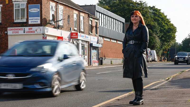 Deborah Monroe started a petition for traffic calming measures on Hartshill Road (Image: Stoke Sentinel/BPM Media)