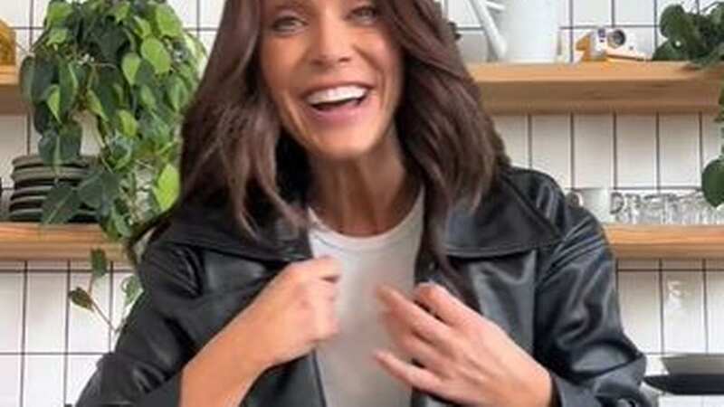 Vicky said she was "obsessed" with this jacket and would be wearing it throughout autumn (Image: Vicky Pattison TikTok)