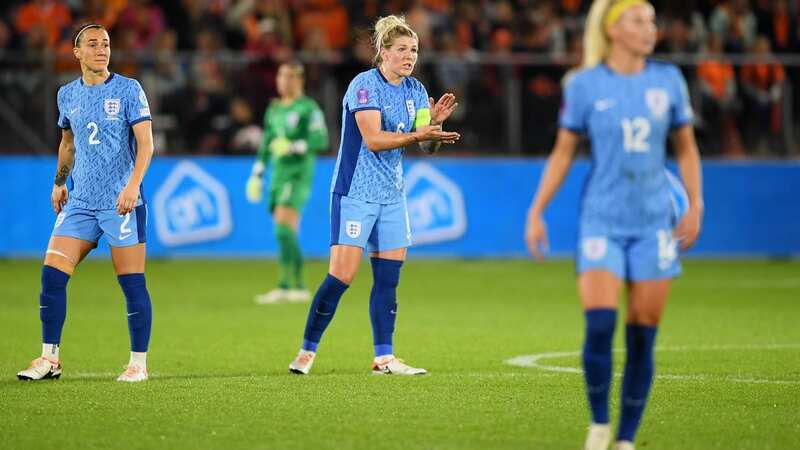 Millie Bright of England reacts during the UEFA Women