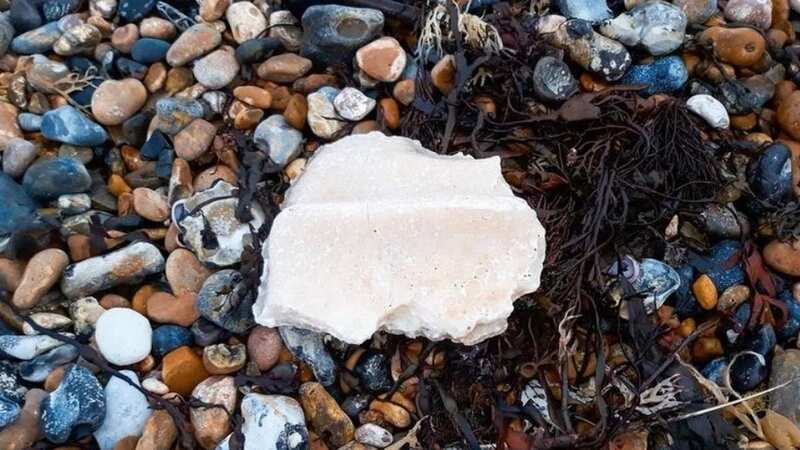Suspected palm oil was found on the West Sussex coast this week (Image: Adur and Worthing Councils WS)