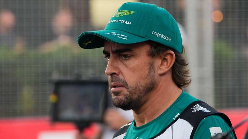 Fernando Alonso directed a series of grumpy comments at Aston Martin during the Suzuka race (Image: AP)