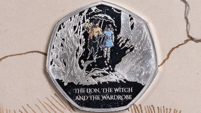 Royal Mint unveiled the new Narnia 50p coin today (Image: PA)